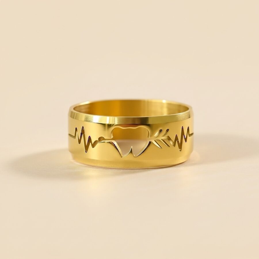 Gold Maze Ring