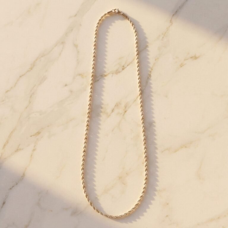 Silver Rope Chain - stainless steel chain for men in Pakistan