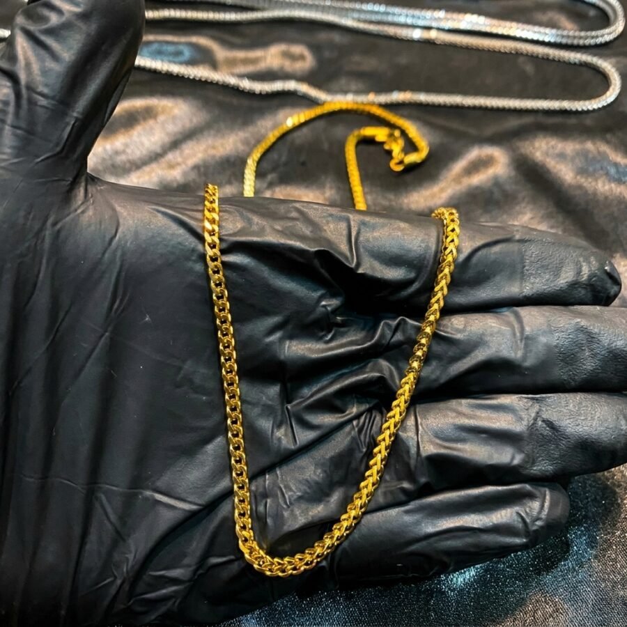 Gold Box Chain | Stainless Steel