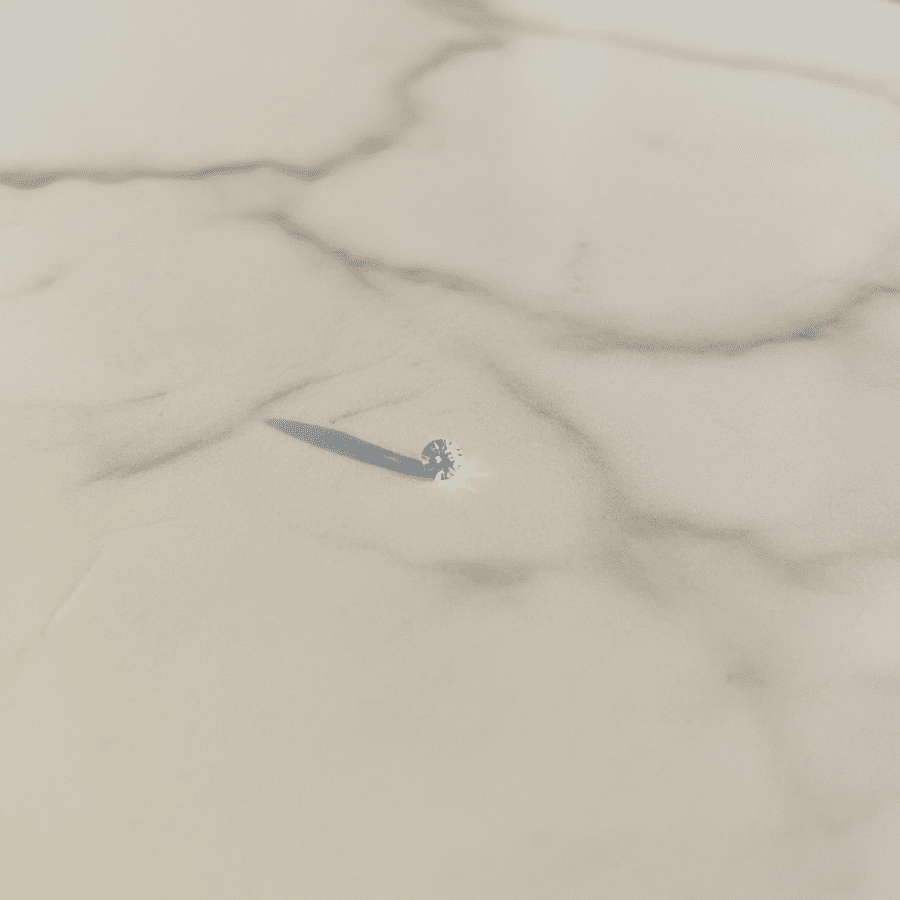 Silver Diamond Flower Nose Pin