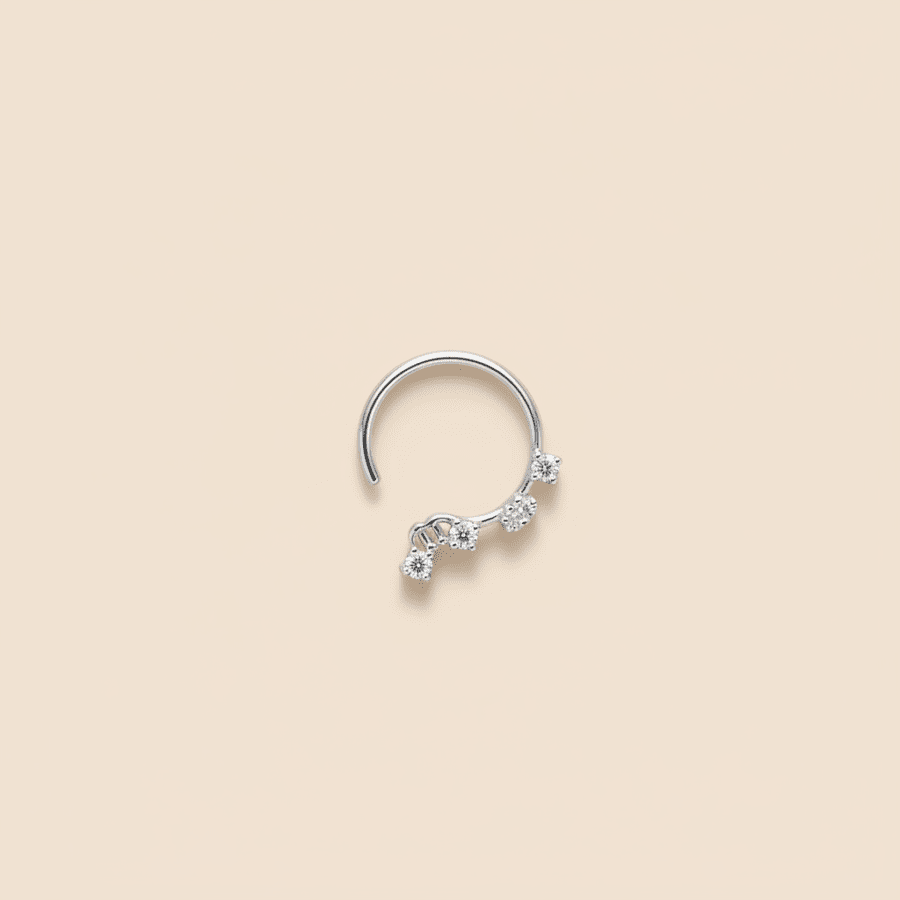 Dainty Diamond Nose Ring