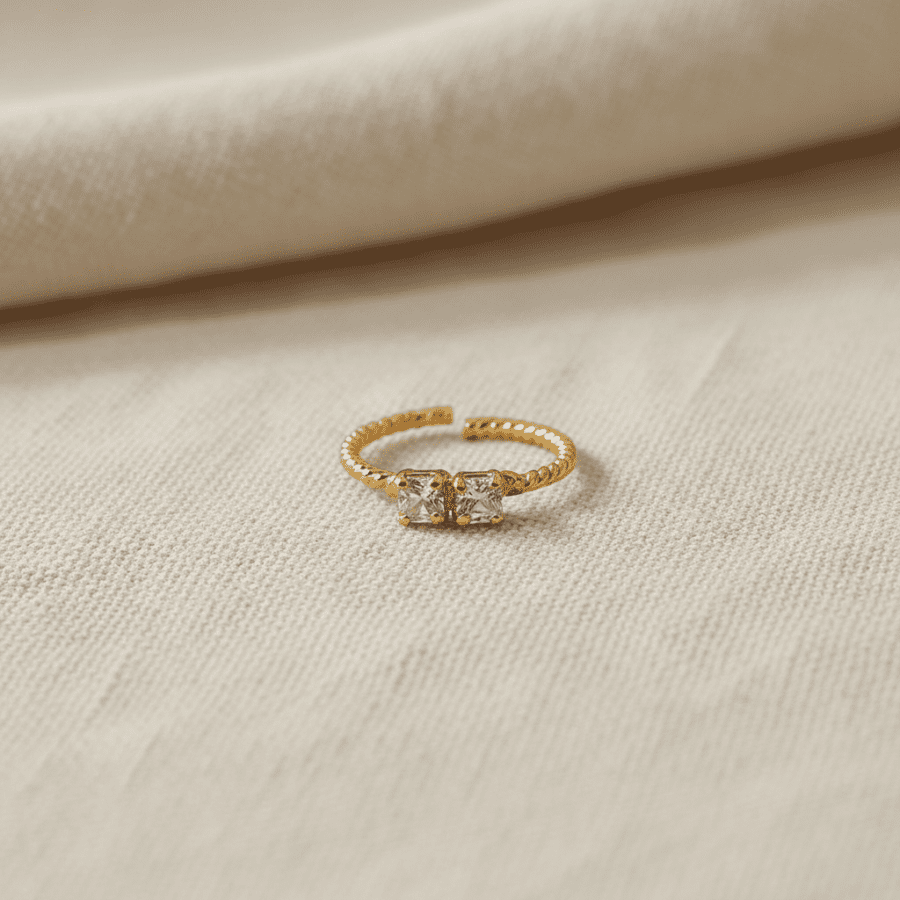 Sleek Gold Stainless Nose Ring